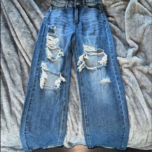 flare mom jeans size s/m